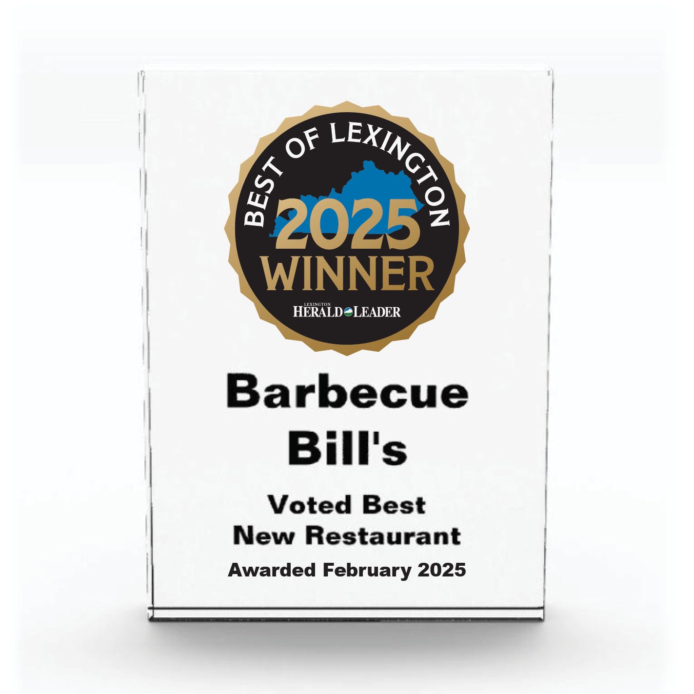 Acrylic Winner's Award - Vertical