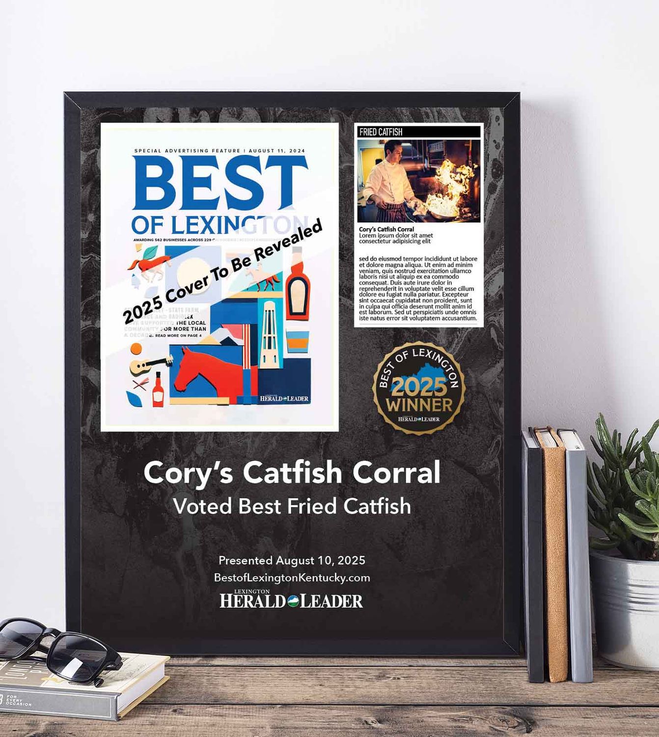 Winner's Cover Premium Plaque