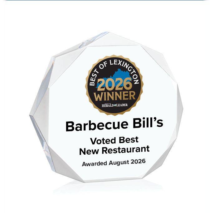 Acrylic Winner's Award - Clear Octagon