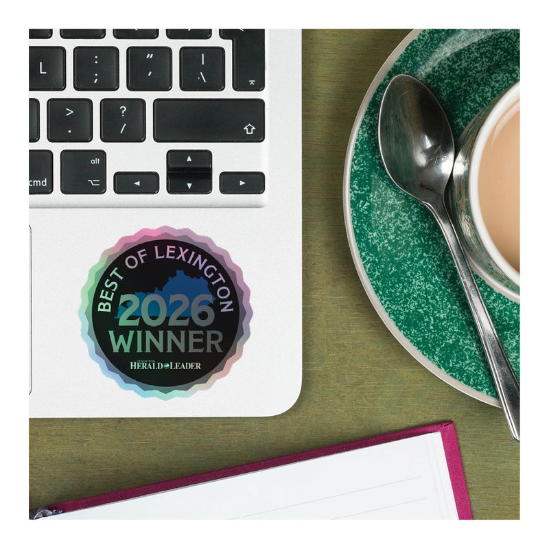 Kiss-Cut Holographic Logo Stickers