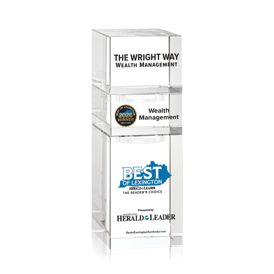 Crystal Winner's Award - Stackable Tower