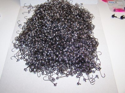 Bulk Unpainted Jig Heads Matzuo 3X Hooks Roundhead