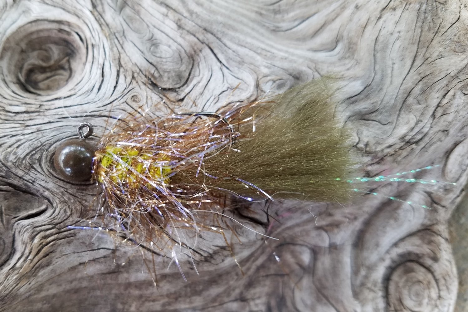 &#39;Olive Sculpin&#39; UV Krusty  #KY12