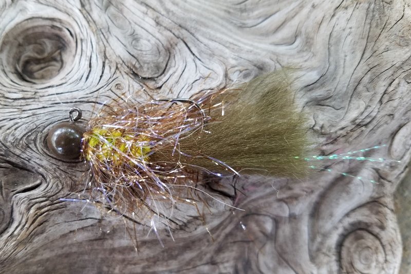 &#39;Olive Sculpin&#39; UV Krusty  #KY12