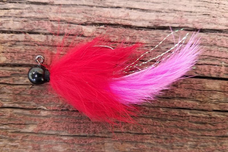 #RT07  &#39;Hot Pink &amp; Red&#39;  Rabbit Jig