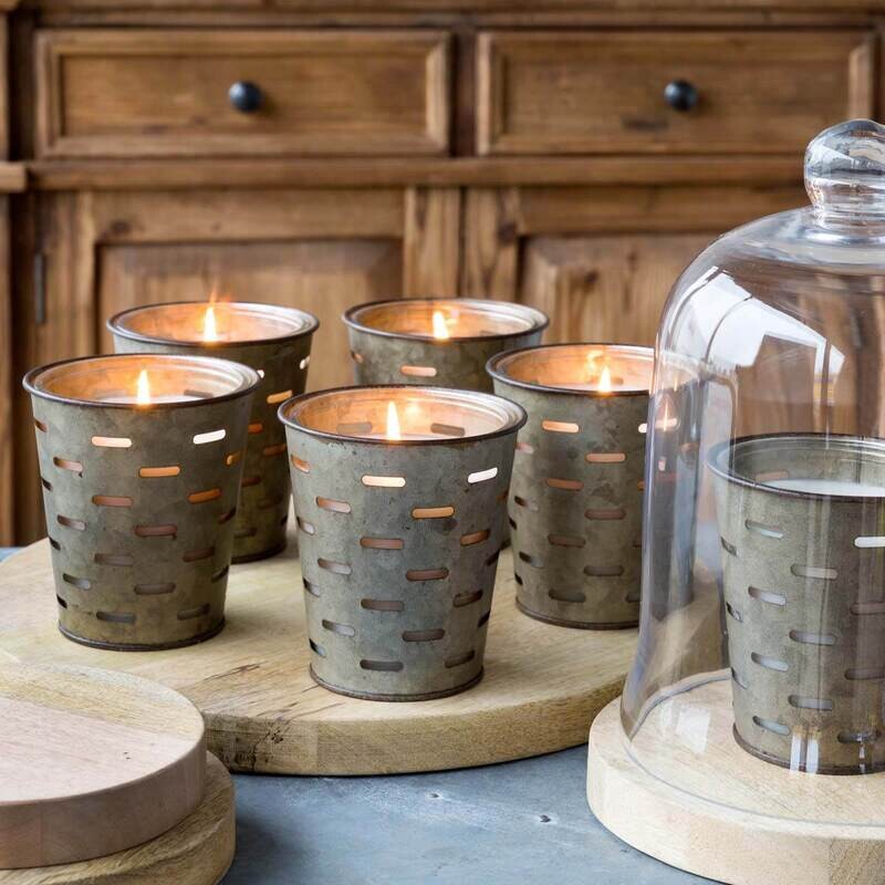 Park Hill Olive Bucket Candle