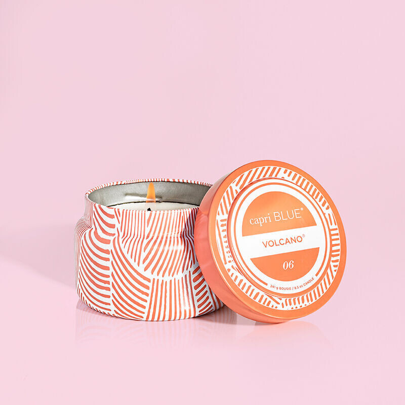 Candle - 8.5oz. Printed Travel Tin - Volcano