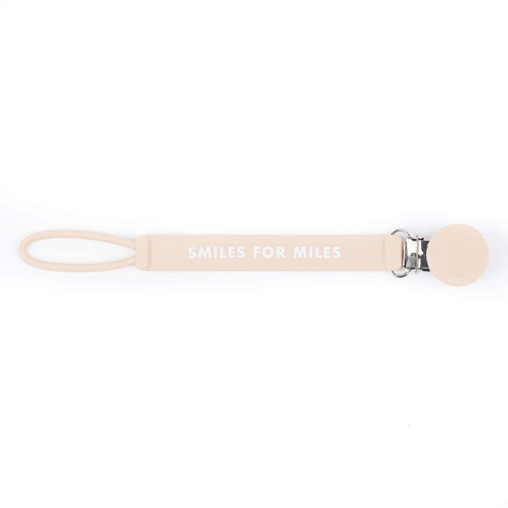 Bella Tunno Signature Pacifier Clip, name: Smiles for Miles