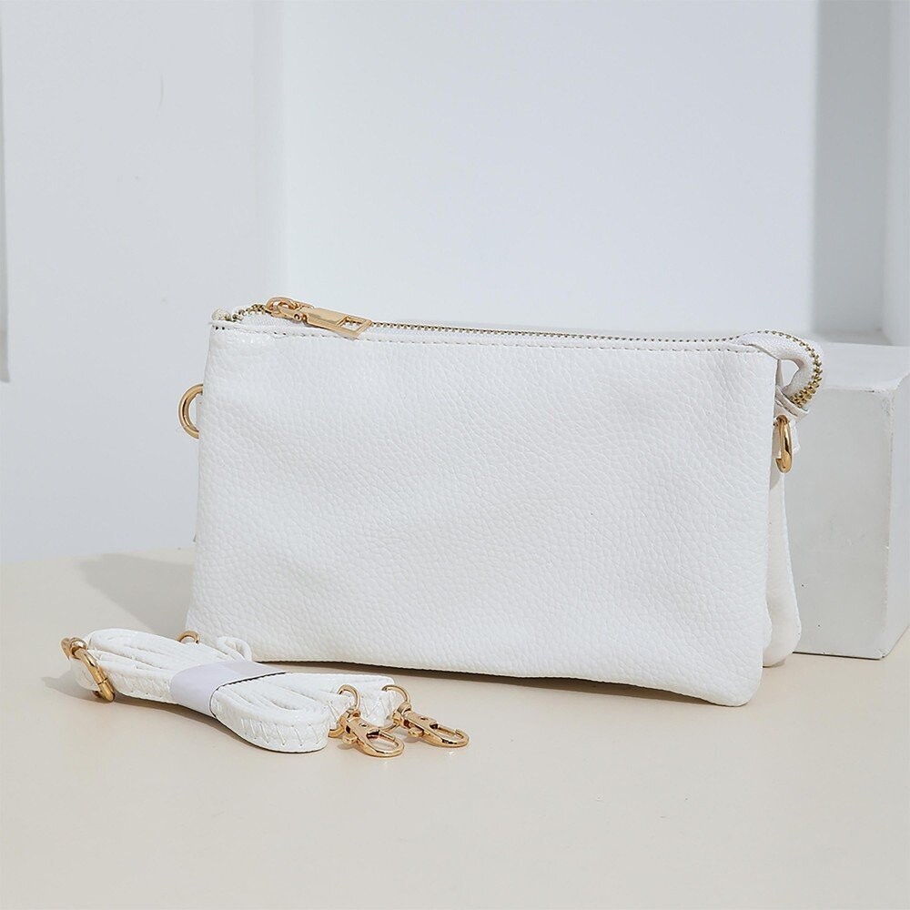 Liz Crossbody Clutch, Purse Color: White