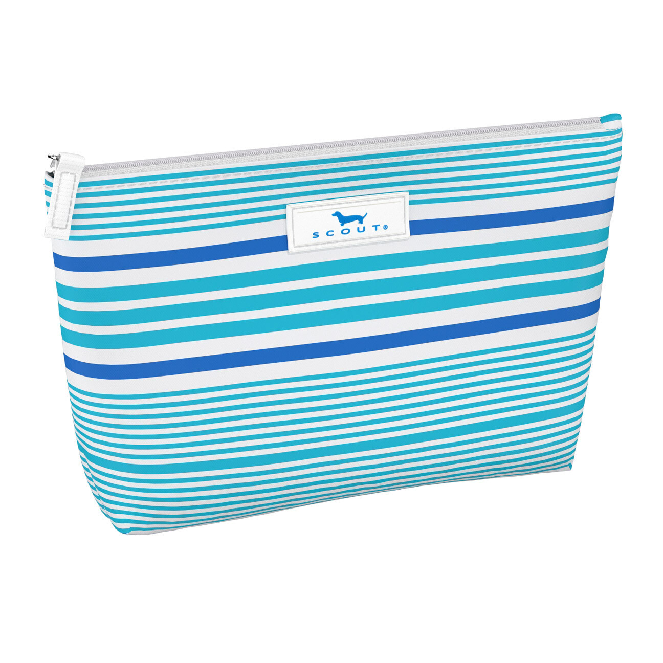 Scout Twiggy Cosmetic, Twiggy Pattern: Aqua/Navy Stripe
