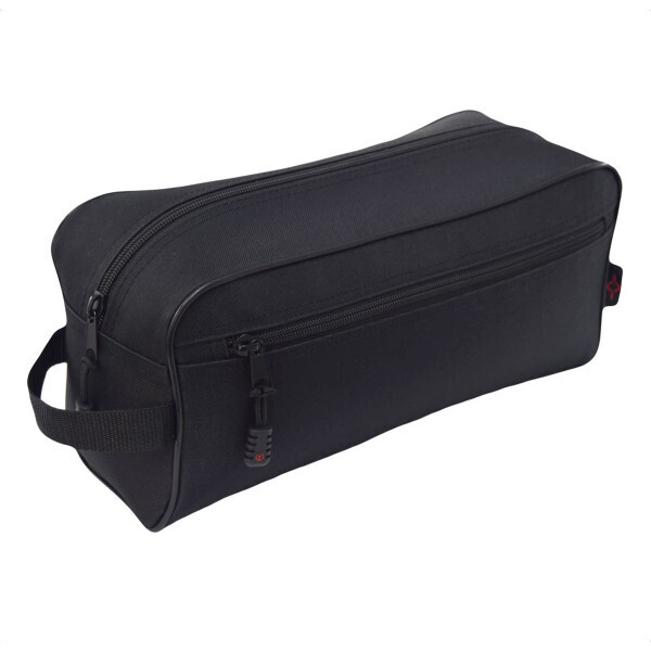 Large Toiletry Bag, Toiletry Bag Color: Black