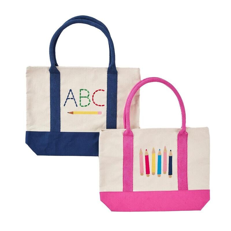 School Theme Tote Bag, Tote Bag Theme: ABC