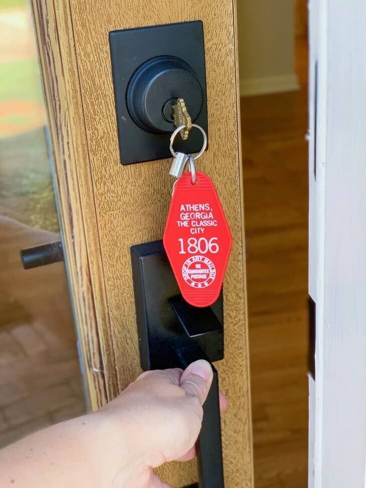Motel Keychain