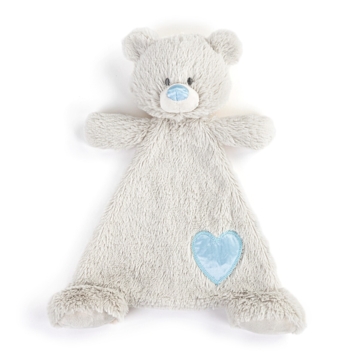 Lovey - Ivory Bear with Heart, Color: Blue