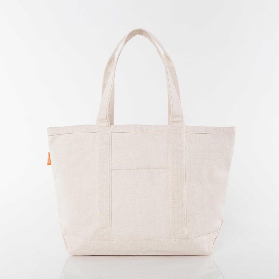 Canvas Boat Tote, Tote Strap Color: Natural