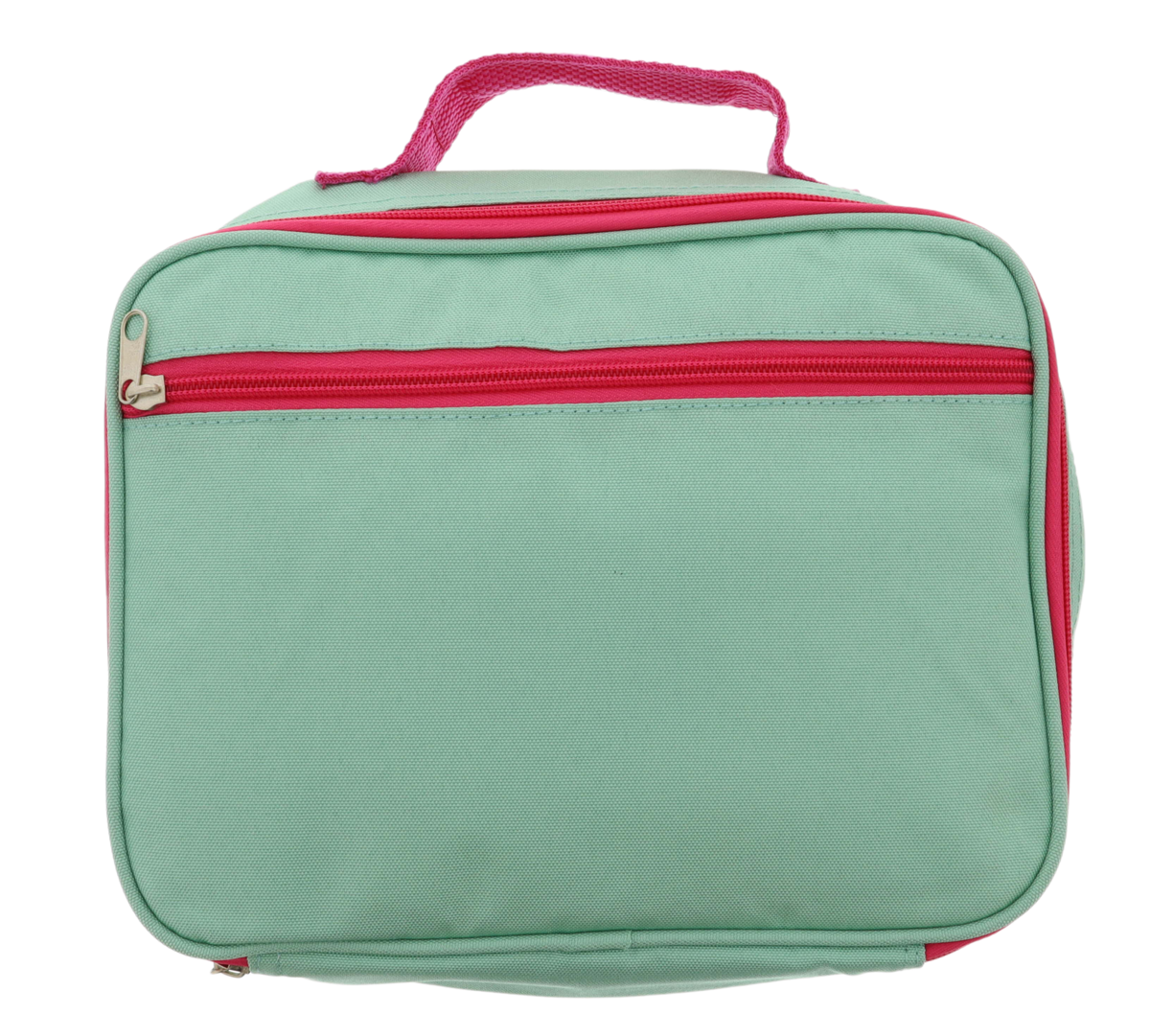 Kid's Lunchbox, Kids Backpack Pattern: Solid Mint/Pink