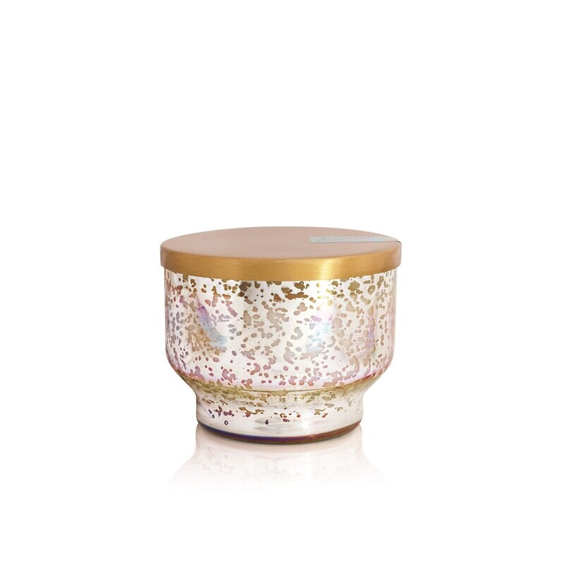 Candle - 10 oz. Mercury Iridescent Jar, Scent: Volcano