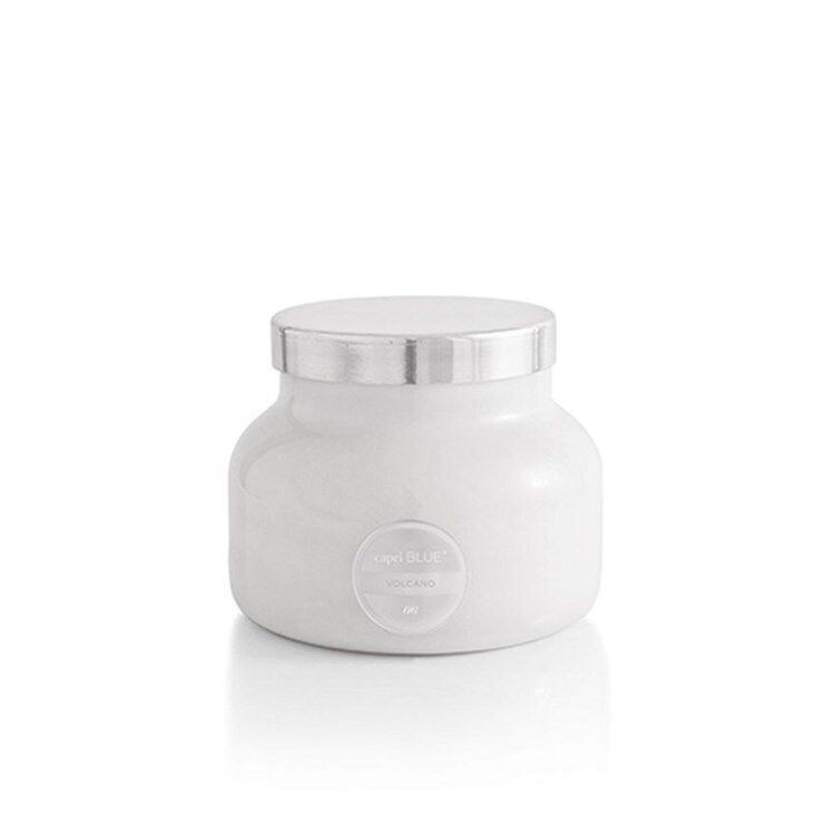 Candle - 19 oz. Signature Jar - Volcano Scent, Color: White