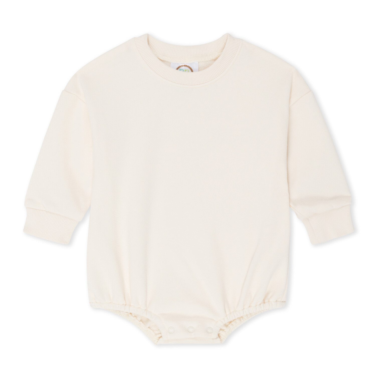 Baby Sweatshirt Bubble, Color/Size: Cream, 6 Month