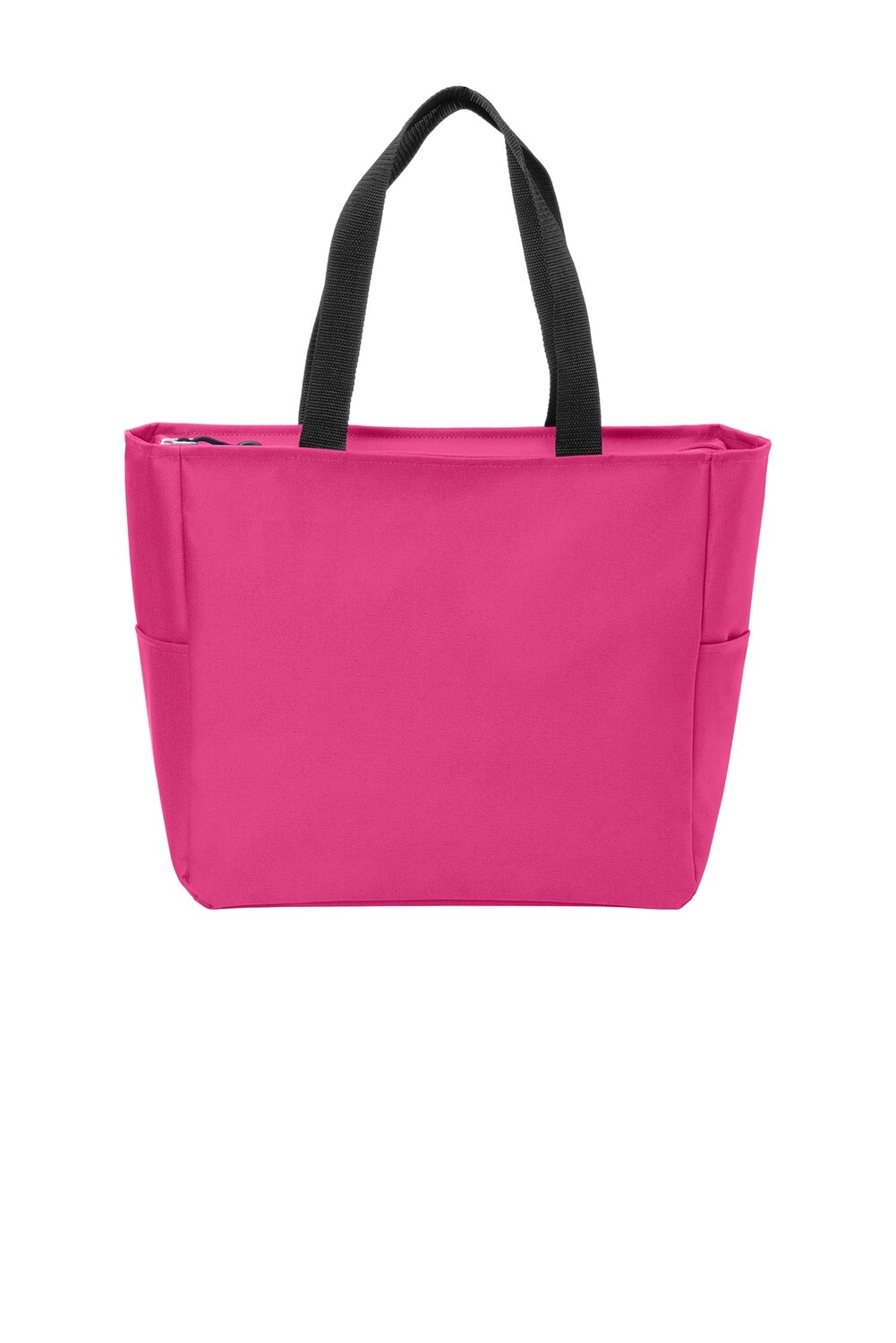 Canvas Zip Tote, Tote Color: Pink