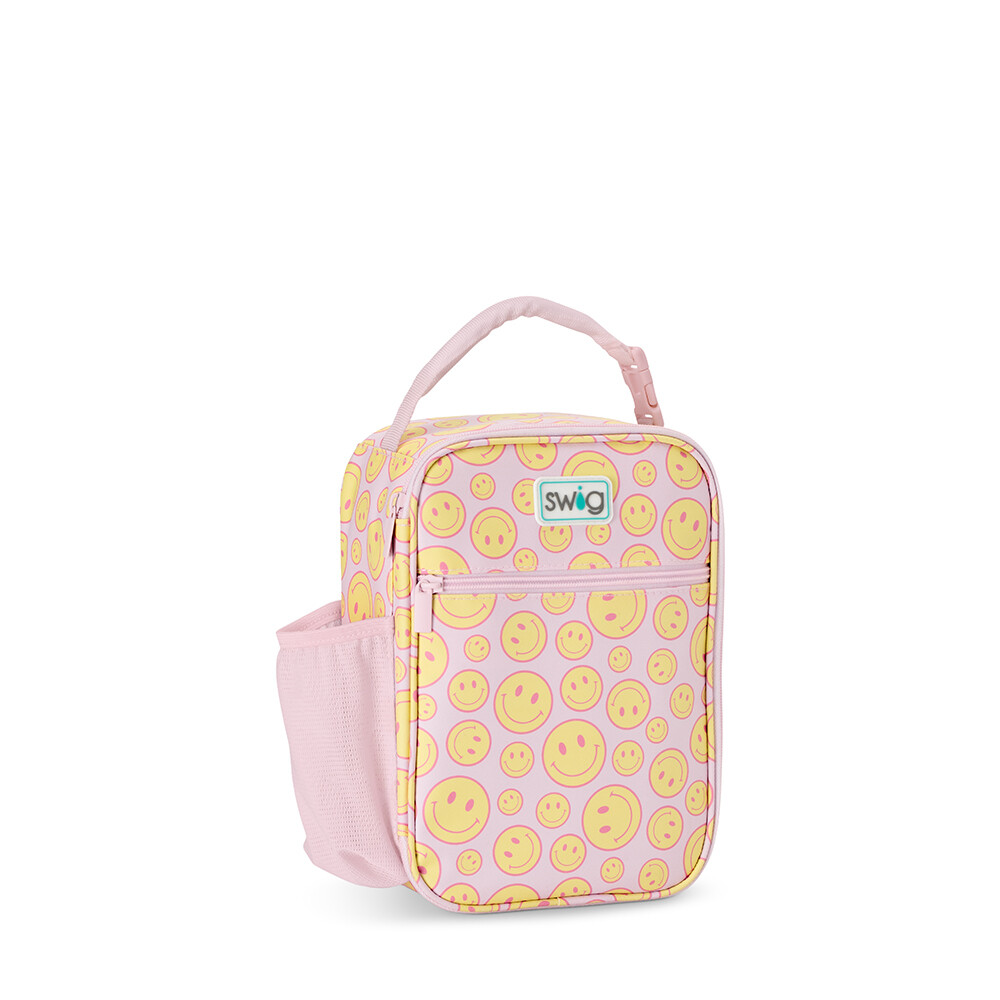 Swig Lunch Bag, Lunch Bag Color: Smiley Faces