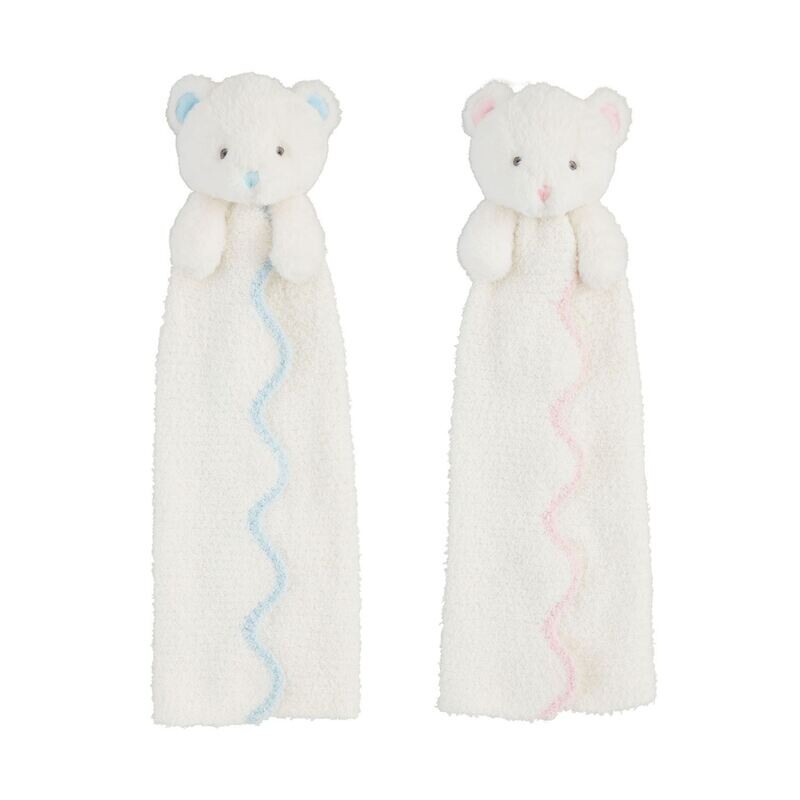 Baby Lovey- White with Scallop