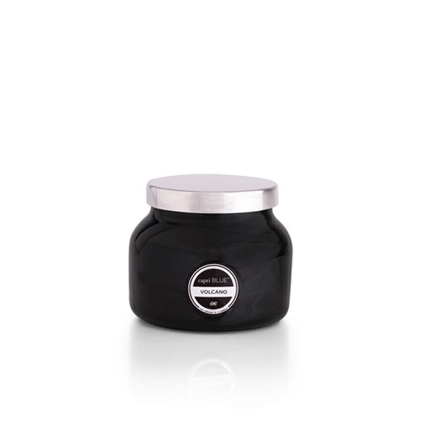 Capri Blue - Volcano Petite Jar Candle 8oz., Jar Color: Black