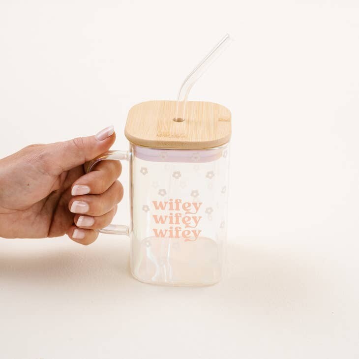 Glass Coffee Cup Square