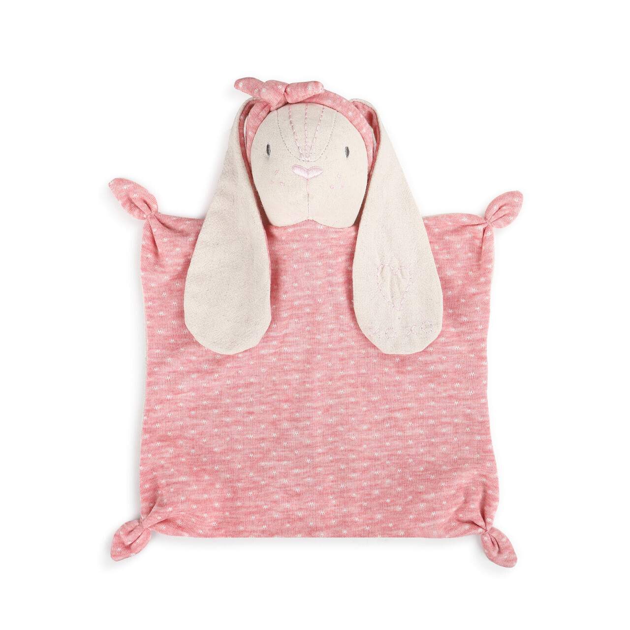 Lovey - Linen Bunny, Bunny Color: Pink