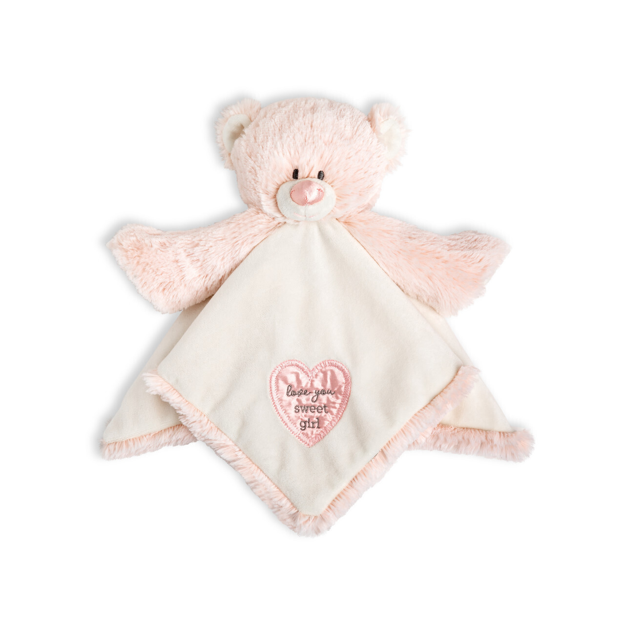 Lovey - Teddy Bear, Love You Sweet, Lovey Color: Pink