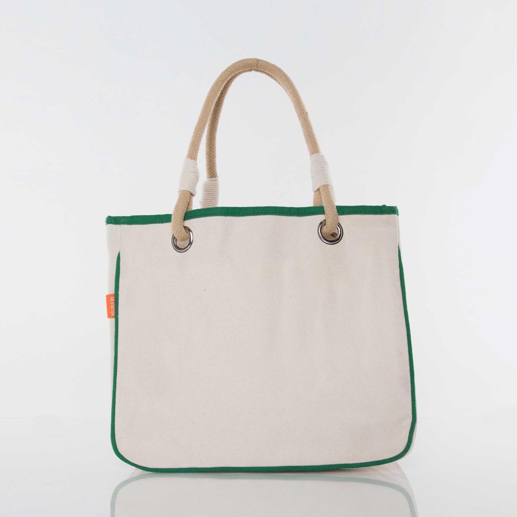 Canvas Rope Tote, Bag Color: Kelly Green