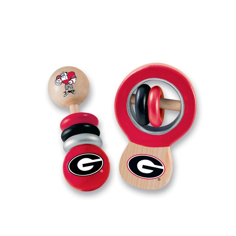 Georgia Theme Baby Rattle