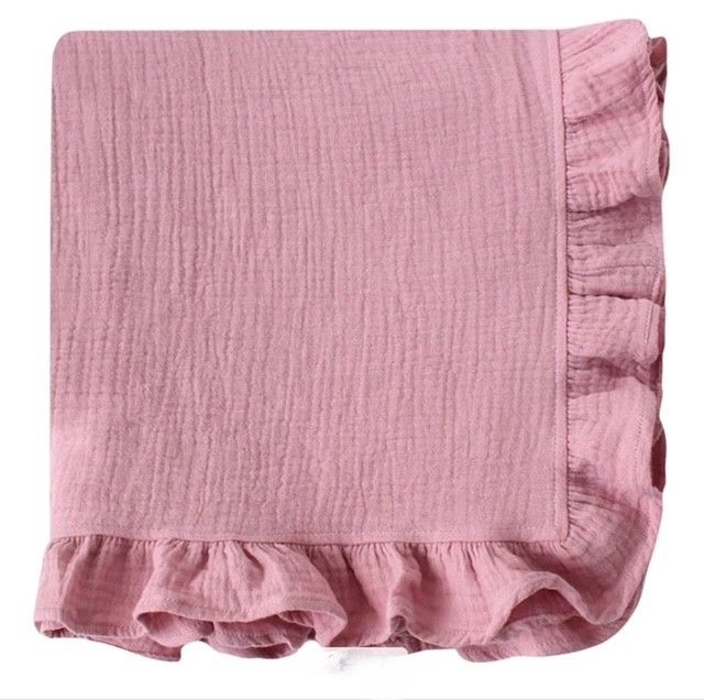 Baby Blanket with Ruffle