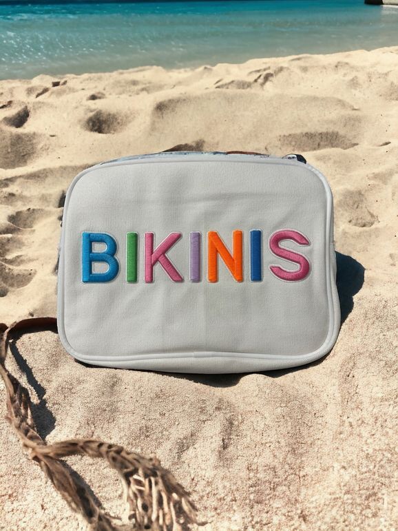 Canvas Patch Bags, Patch Saying: Bikinis