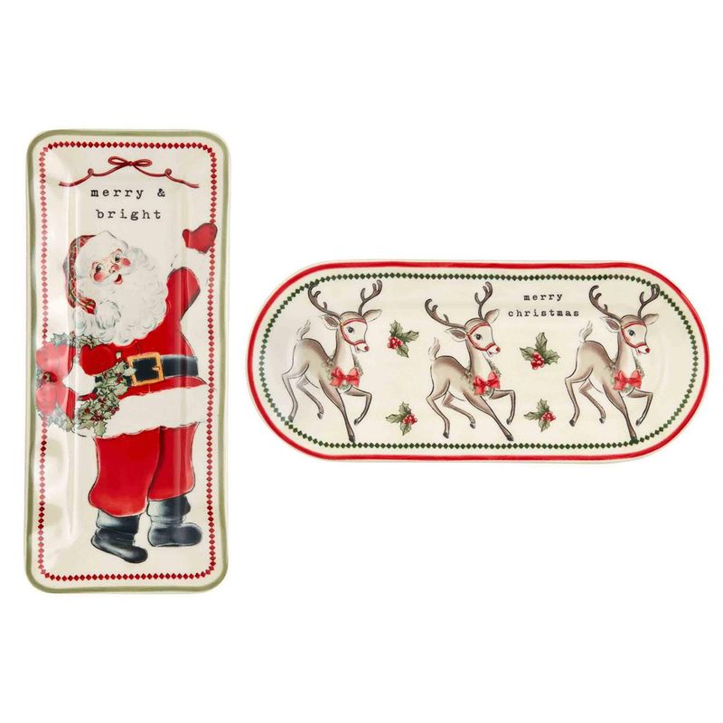 Christmas Vintage Platter