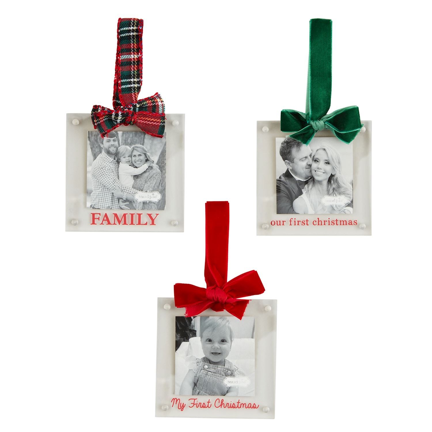 Christmas Ornament - Acrylic, Saying: Our First Christmas