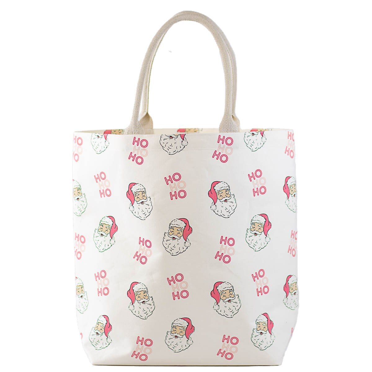 Christmas Santa Tote - Ho Ho Ho