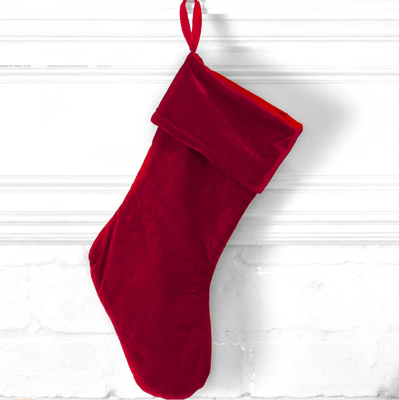 Christmas Velvet Stocking
