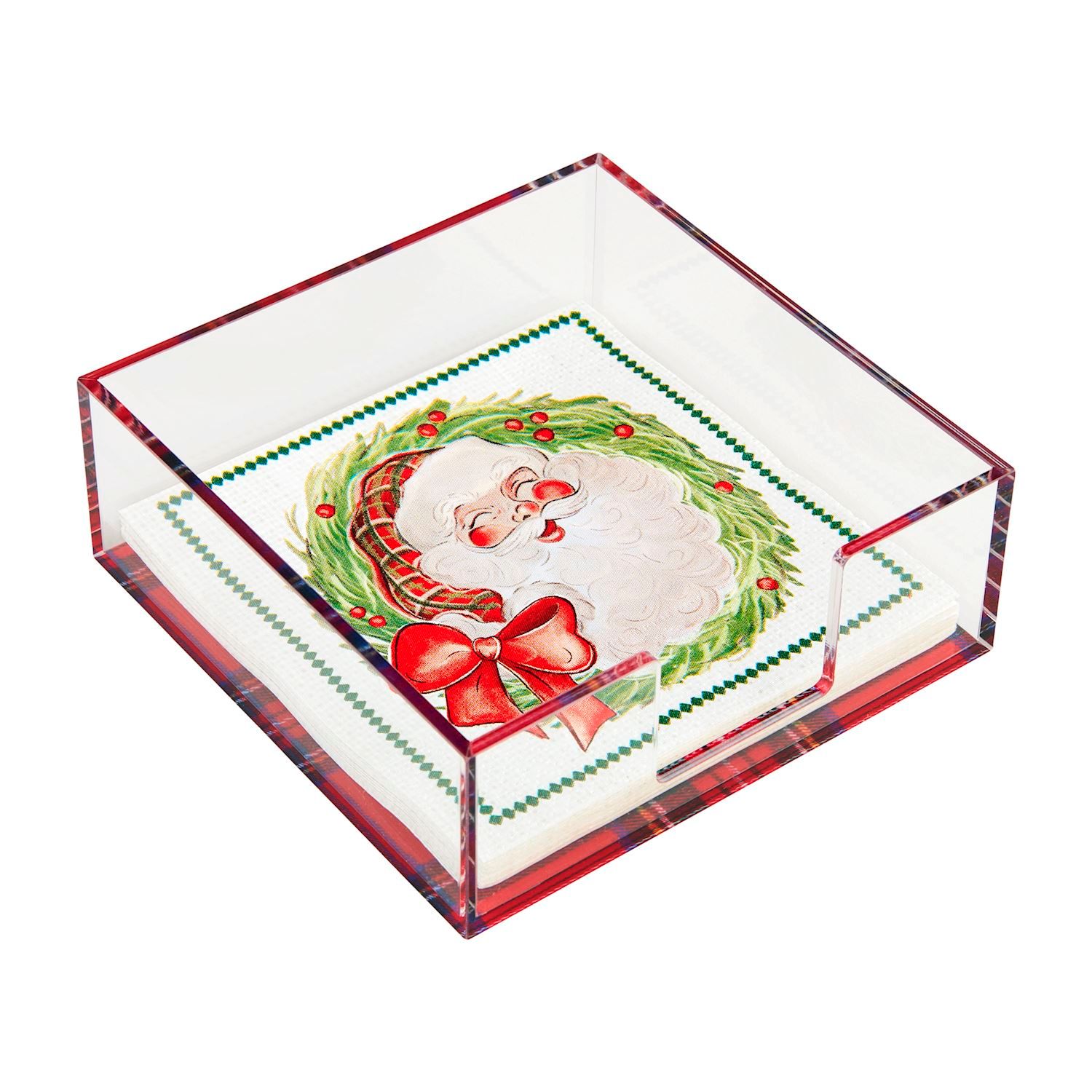 Christmas Napkin Holder - Acrylic Square