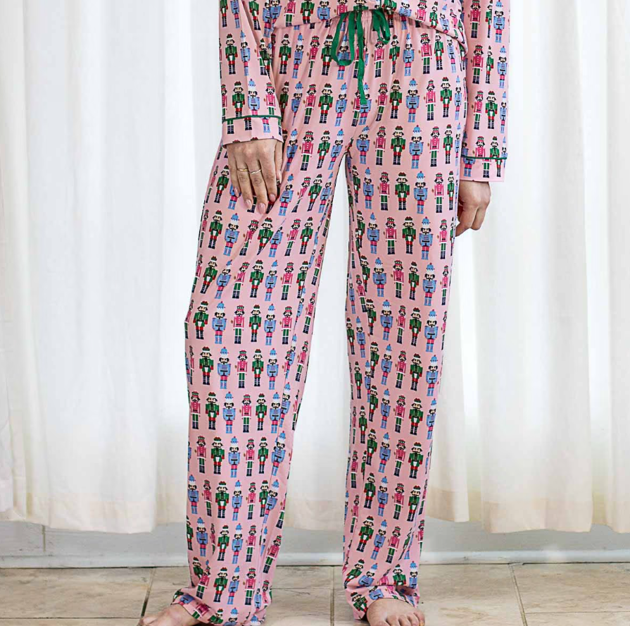 Christmas Nutcracker Pink Pants, Nutcracker Pants Size: Extra Small