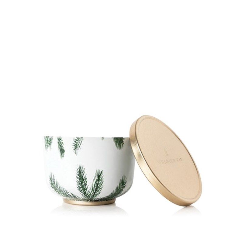 Frasier Fir Candle Tin - Gold Lid
