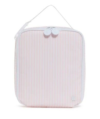 TRVL Lunch Box, TRVL Lunch Box Pattern: Light Pink/White Stripe