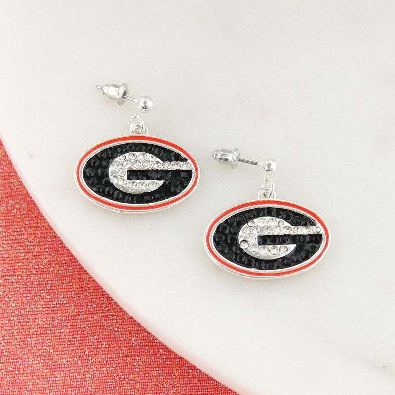 College Crystal Earrings