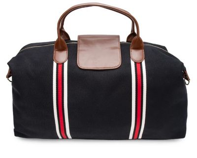 Brouk Weekender Bag with Stripes
