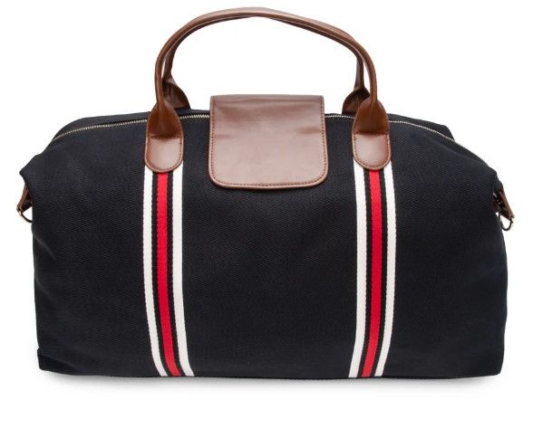 Brouk Weekender Bag with Stripes