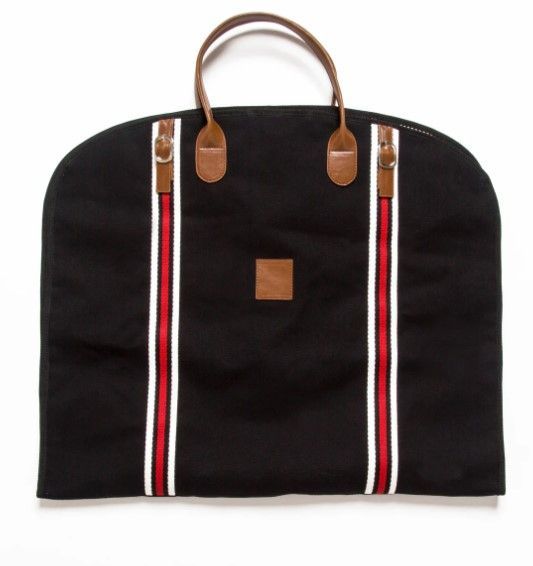 Brouk Garment Bag with Stripes