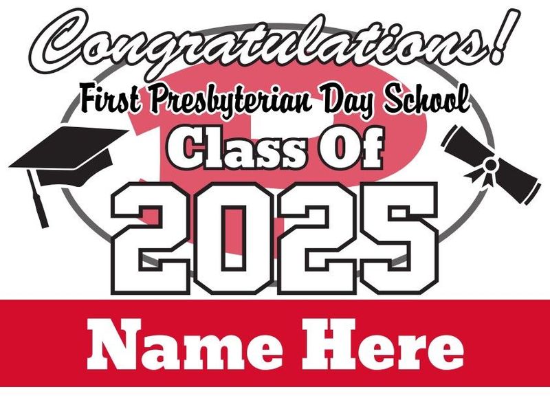 2025 Graduation Yard Sign