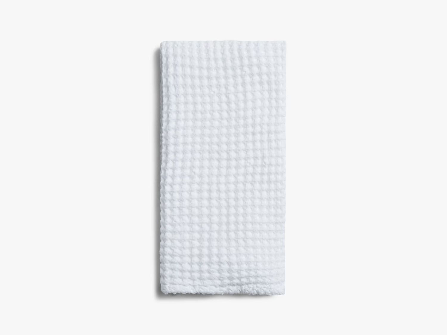 White Waffle Weave Hand Towel