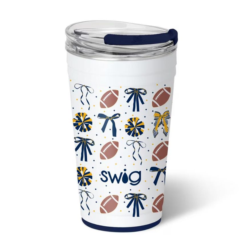 Swig We've Got Spirit, Cup Color: Navy/Yellow
