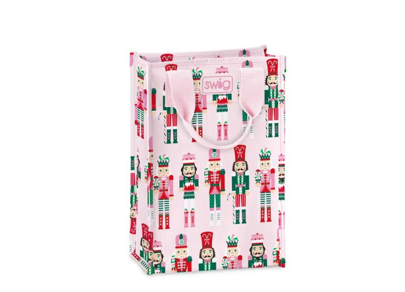 Christmas Swig Light Pink Nutcracker Bag - Tall